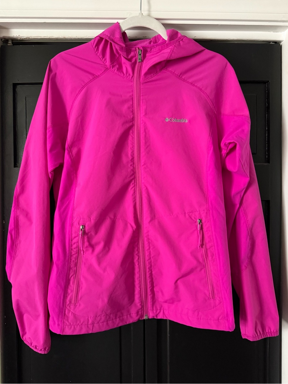 Columbia Hot Pink Hooded Omni-Shield Jacket